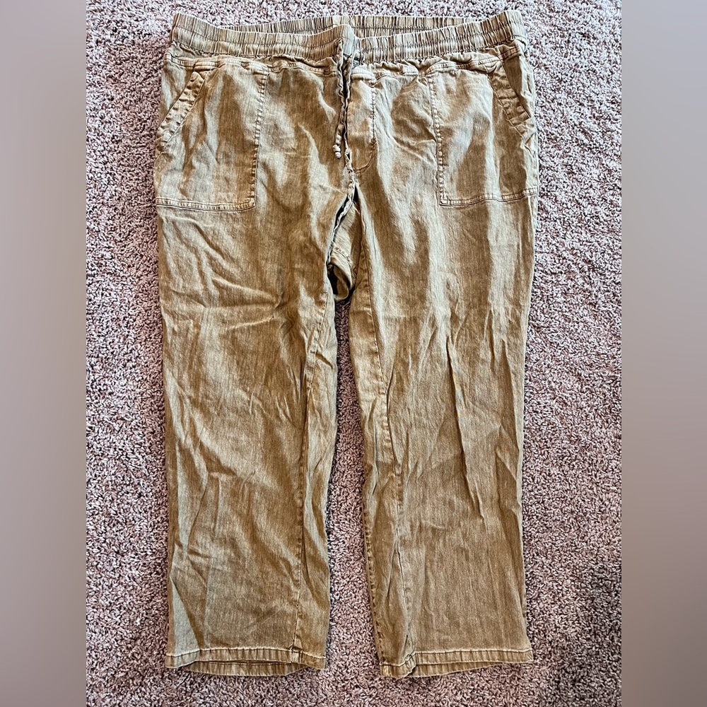 Kut from the Kloth Women’s Drawstring Cargo Pants - Tan